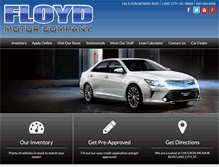 Tablet Screenshot of floydmotor.com